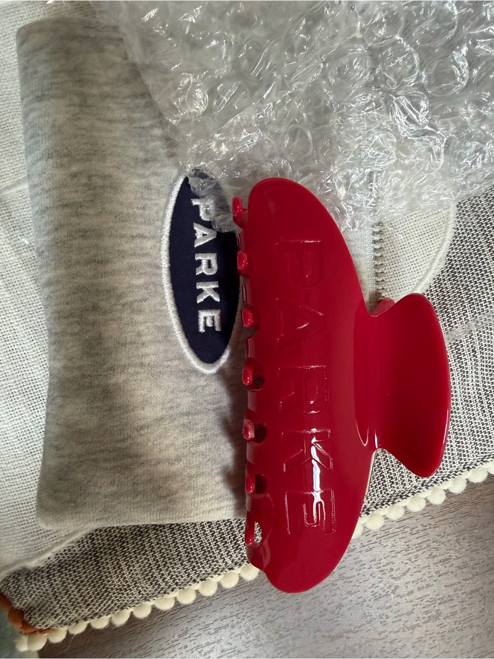 PARKE Georgia Red Hair Claw Clip